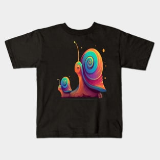 Snail Fathers Day Kids T-Shirt